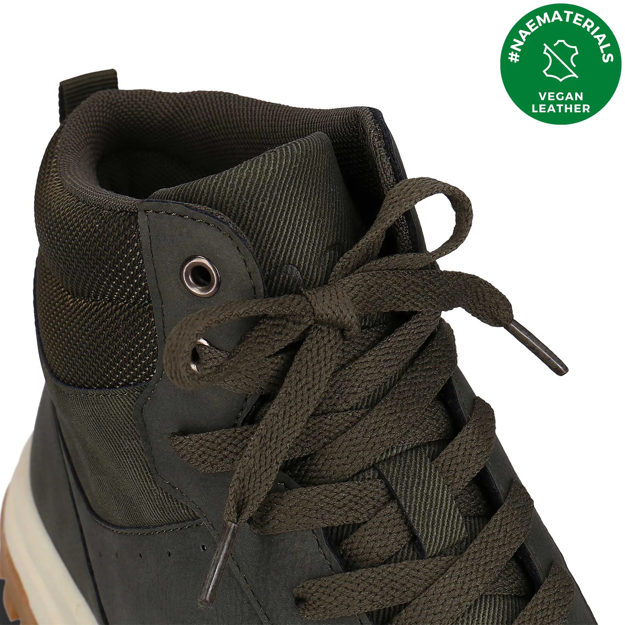 Eban Men's High Top Vegan Sneakers | Green