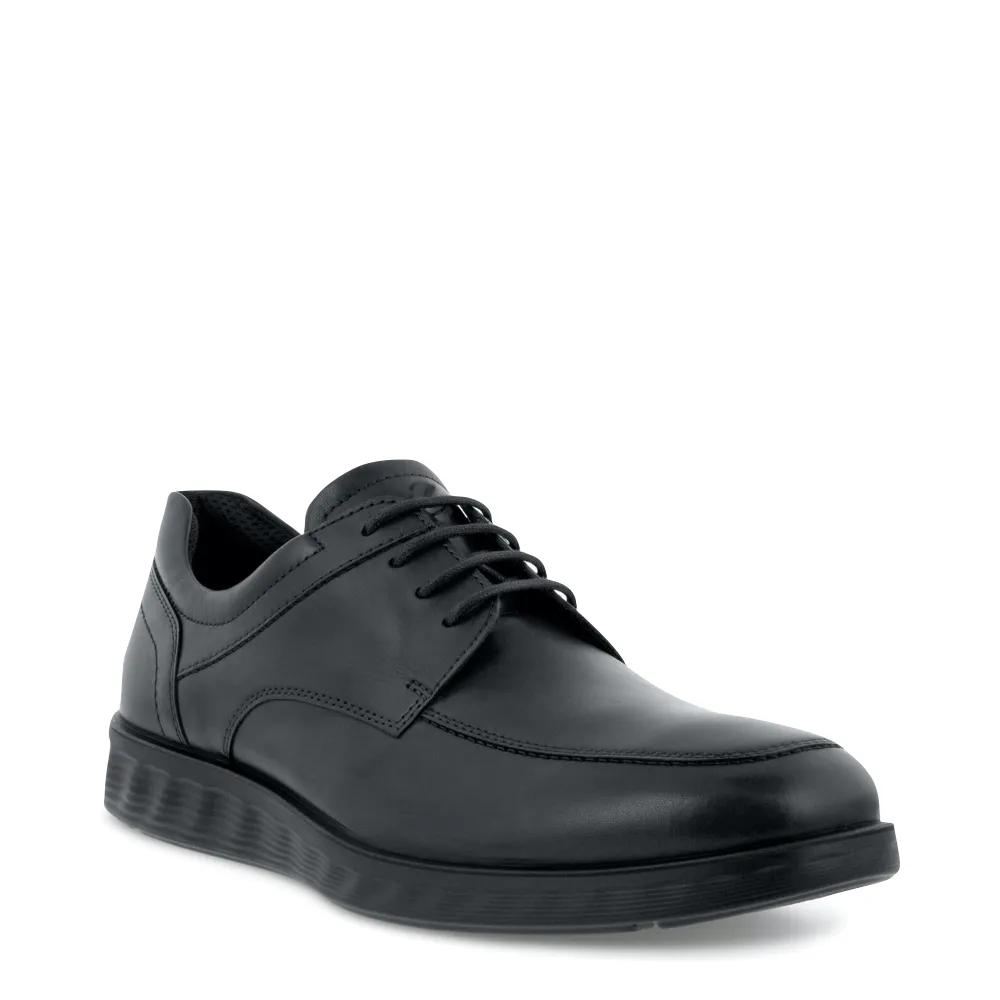 Ecco Men's S Lite Hybrid Apron Toe Leather Derby Shoe (Black)