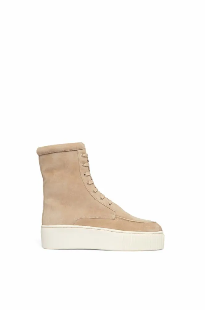 Emanuele Boot in Beige Leather