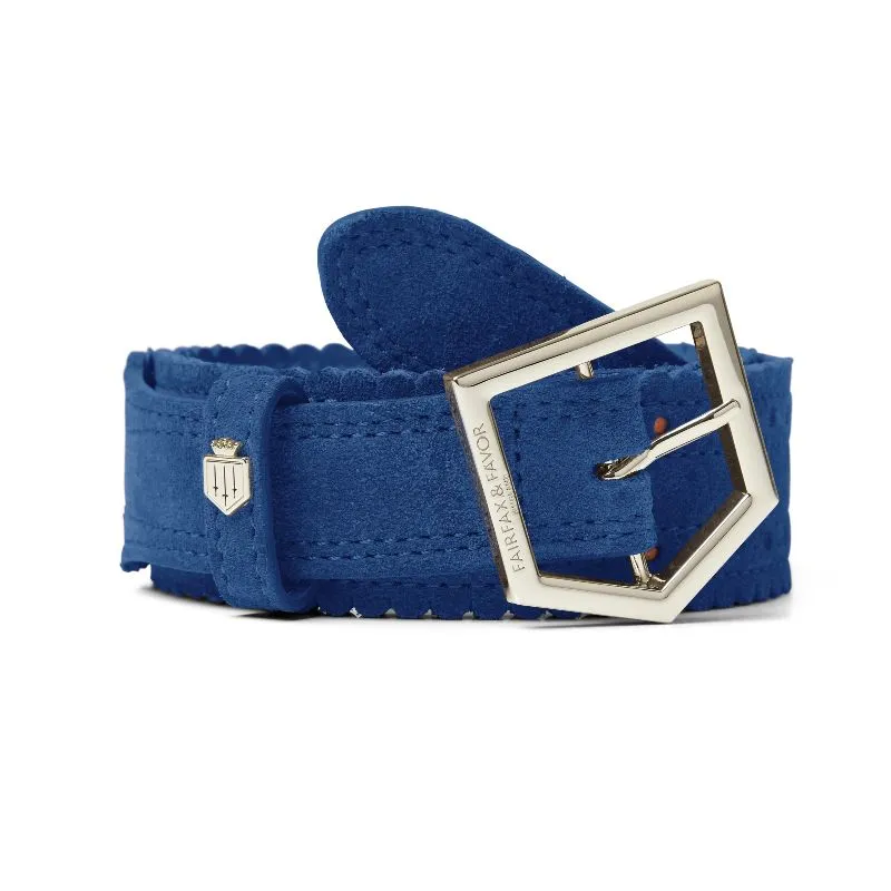 Fairfax & Favor Regina Ladies Belt - Porto Blue