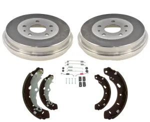 Fits 2012-2018 Ford Focus S SE  Rear Drums Brake Shoes 4Pc Kit