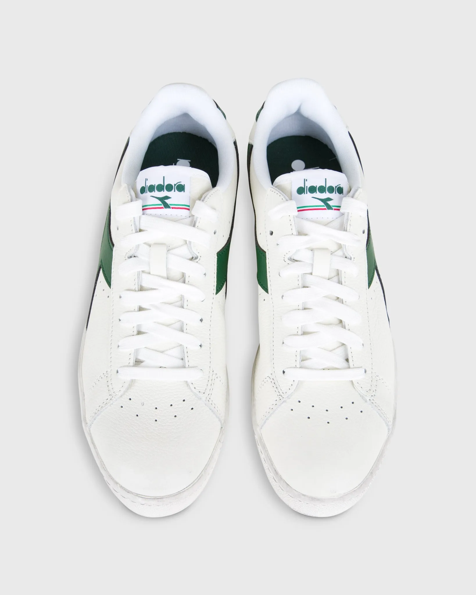 Game L Low Sneaker in White/Foliage