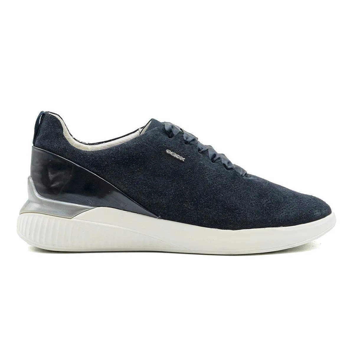 Geox Low-Top Sneakers Suede Blue Colour For Men