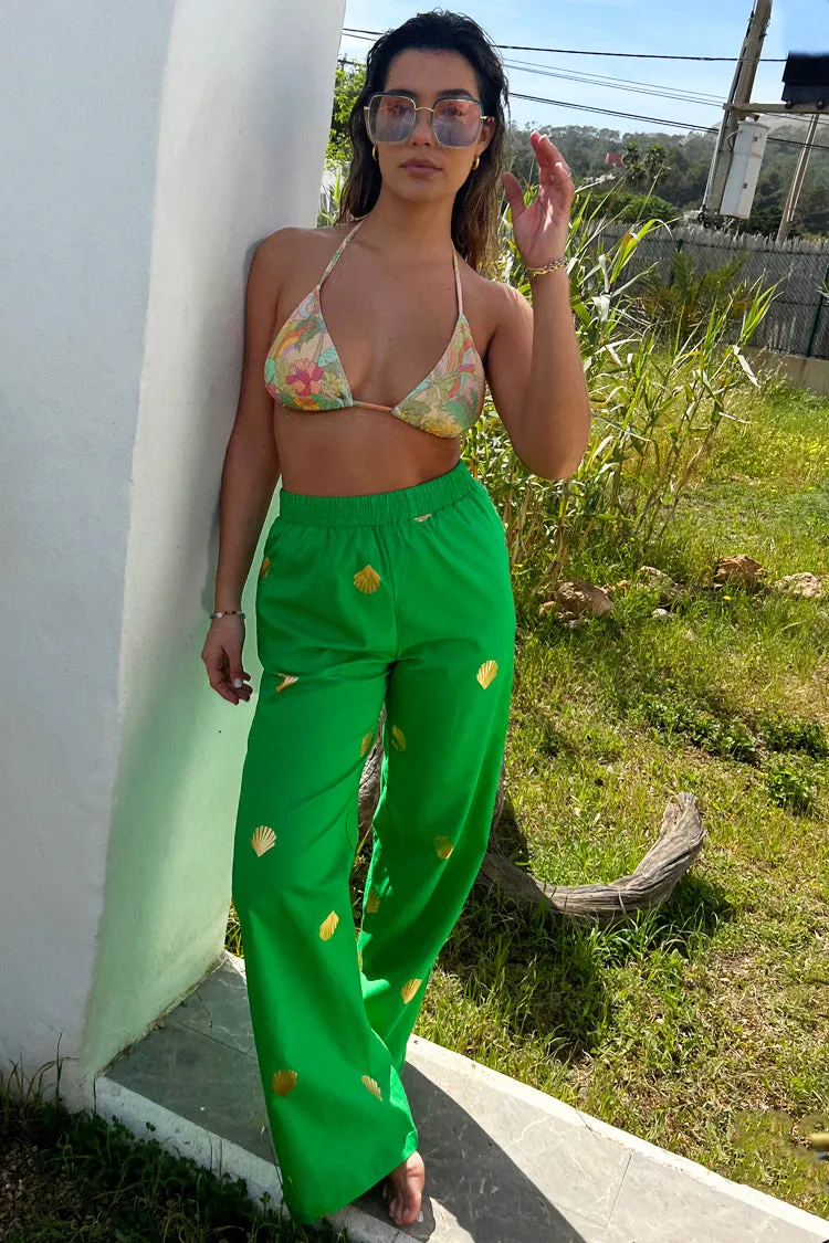 Green Shell Elissa Trouser