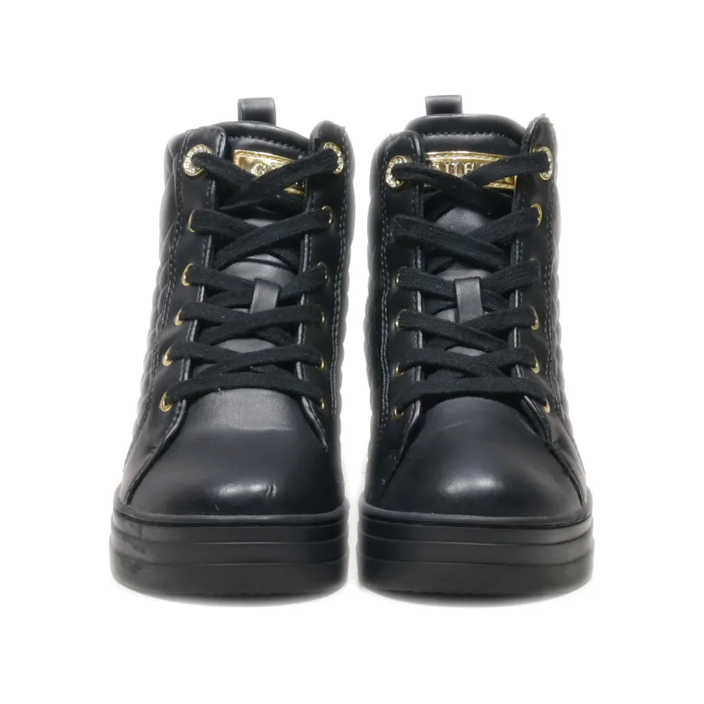 Guess Ankle Boots Pu Leather Black Colour For Kids