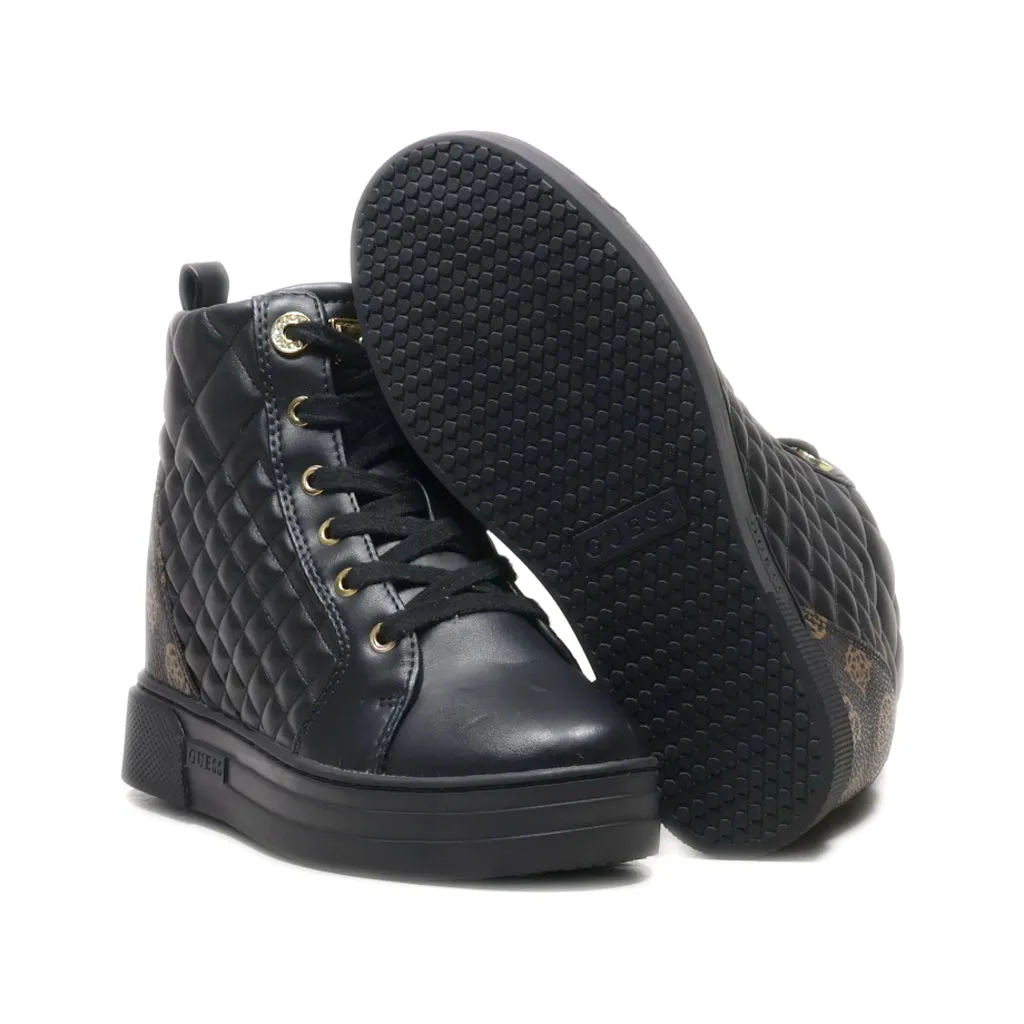 Guess Ankle Boots Pu Leather Black Colour For Kids