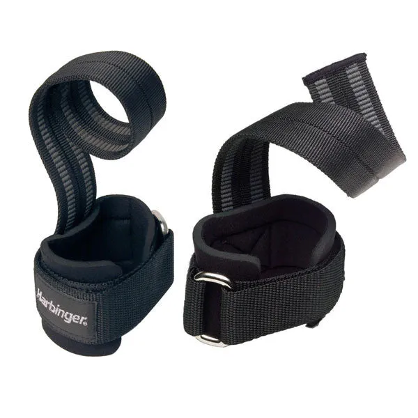 Harbinger Big Grip Pro Lifting Straps - Black