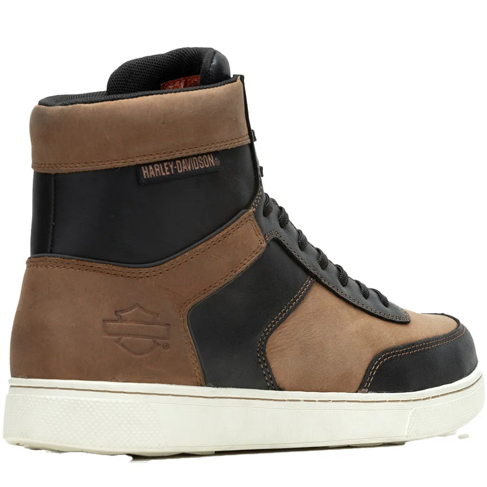 Harley-Davidson Men's Grady 5.25-Inch  Riding Sneaker Boots, Brown/Black D96304