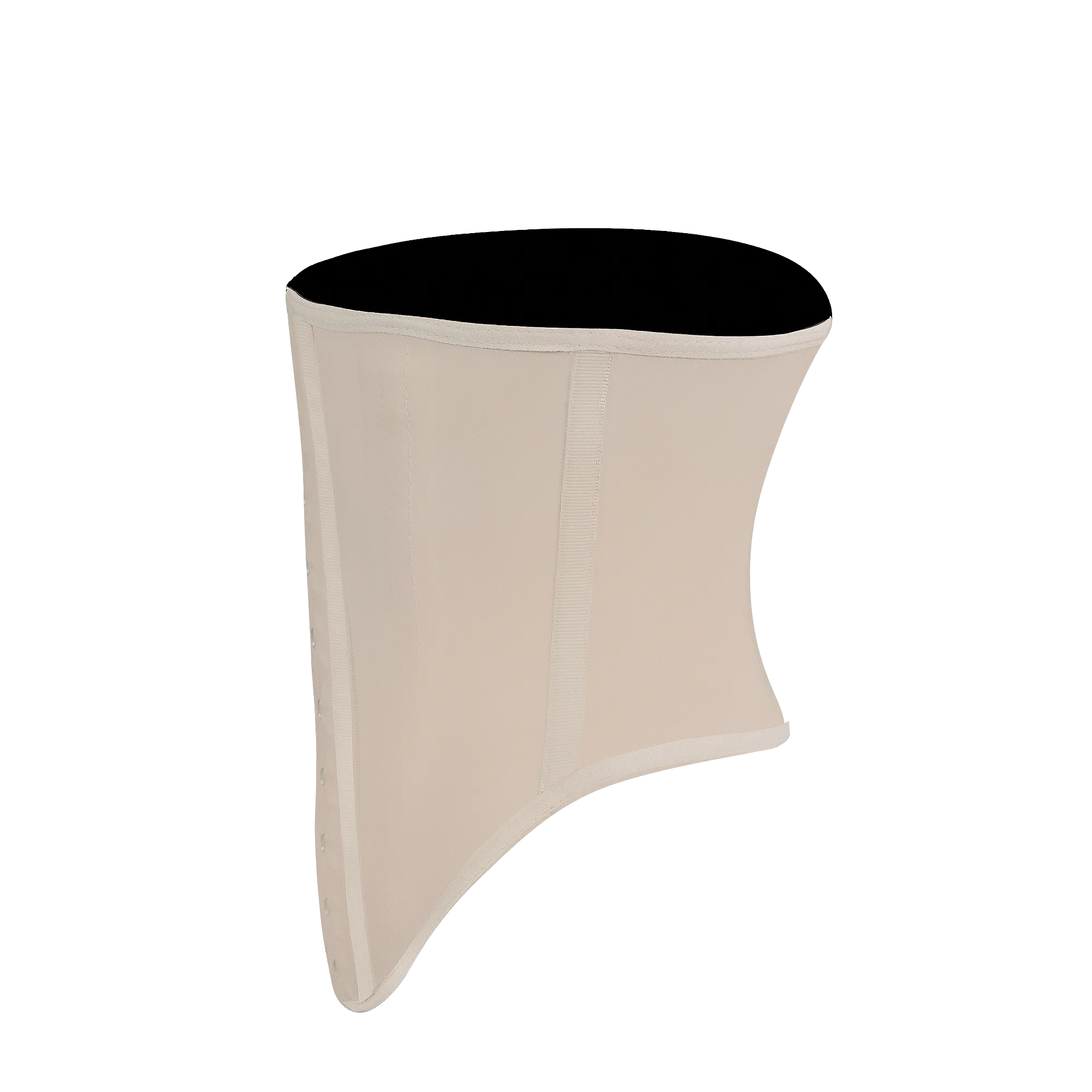 High Impact Latex Short Waist Trainer Ivory