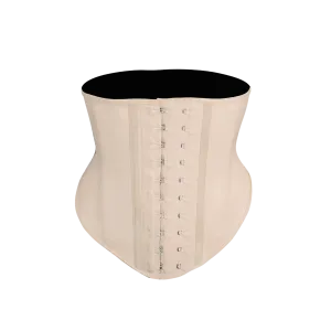 High Impact Latex Short Waist Trainer Ivory