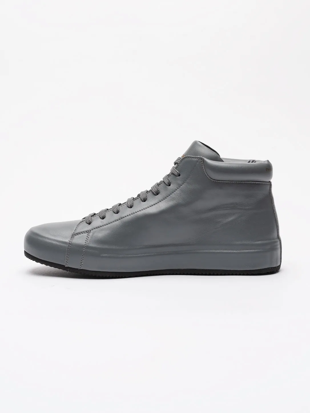 High-Top Leather Sneakers