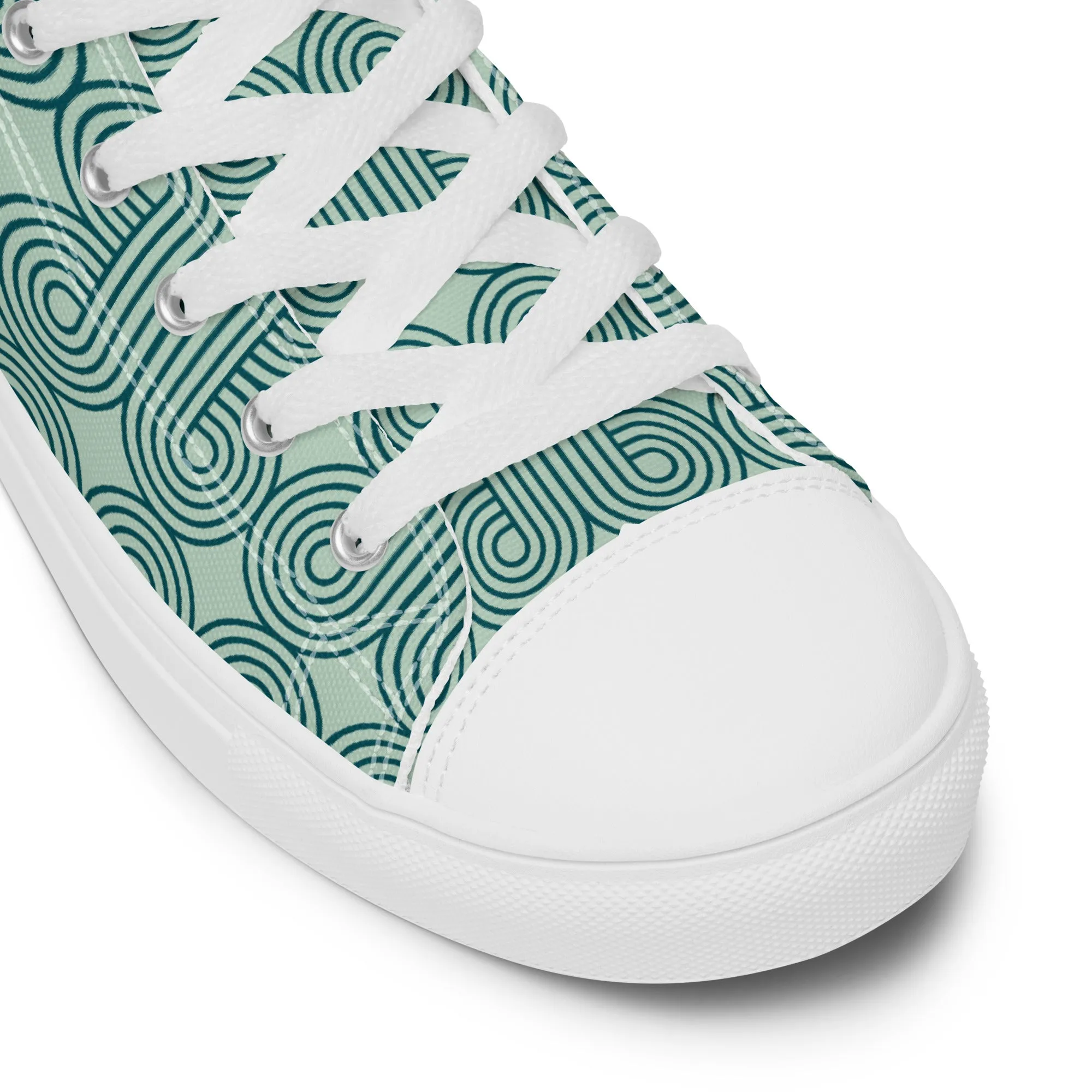 High Top Sneaker Women with Design Pattern - Mia