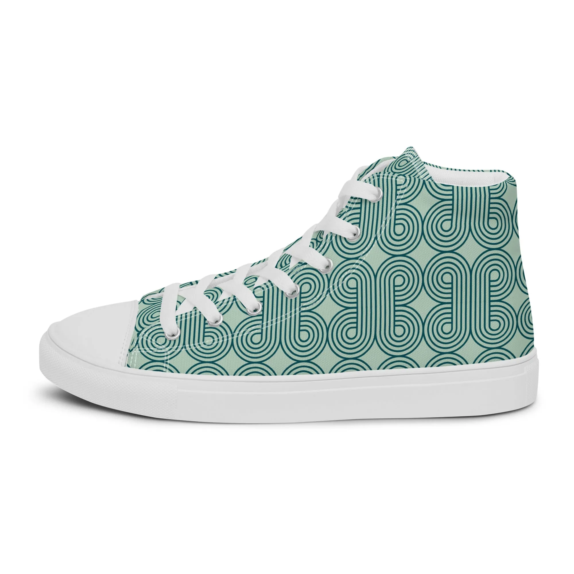 High Top Sneaker Women with Design Pattern - Mia