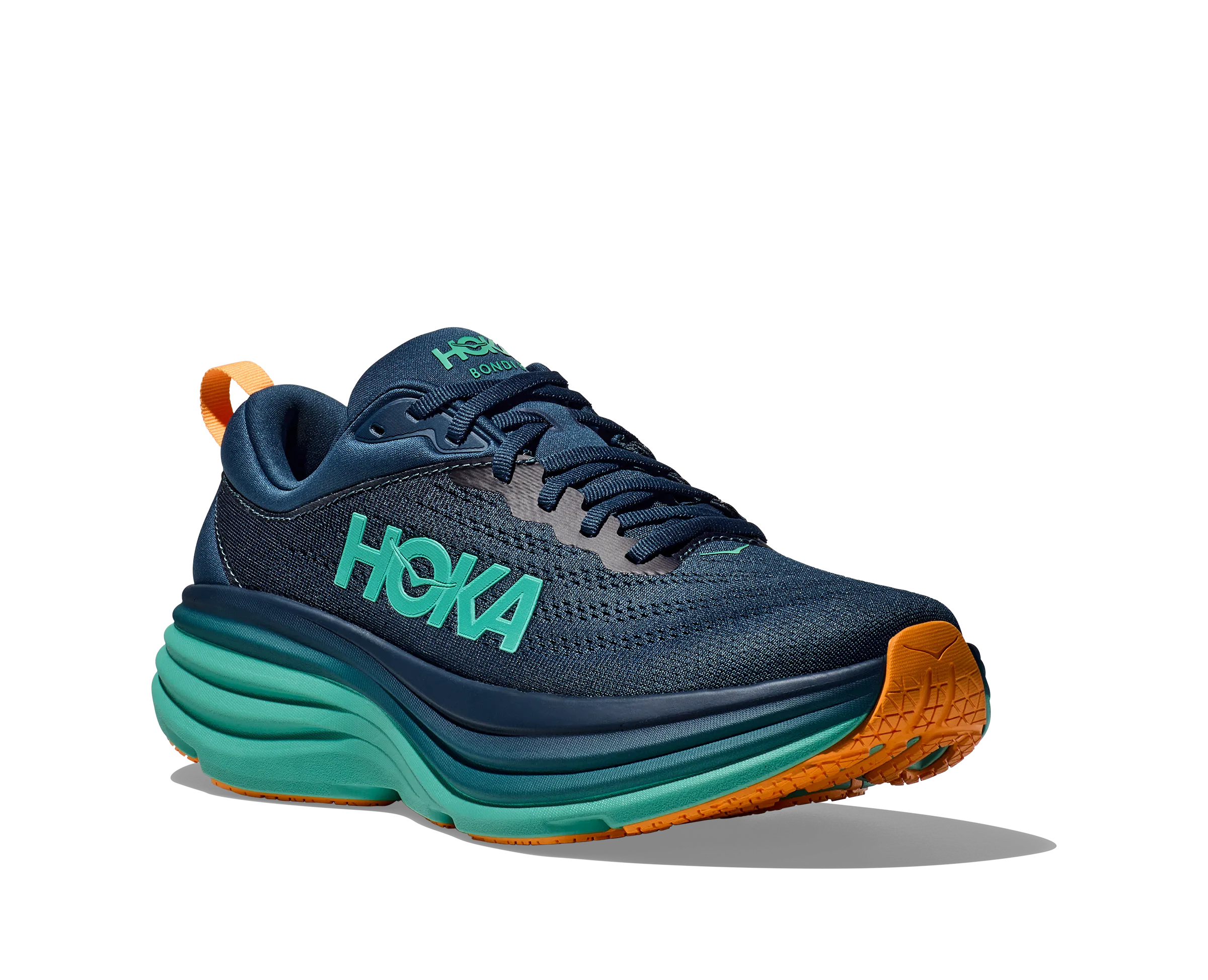 Hoka Men Trainer Bondi 8 Goblin Midnight/Shoreline