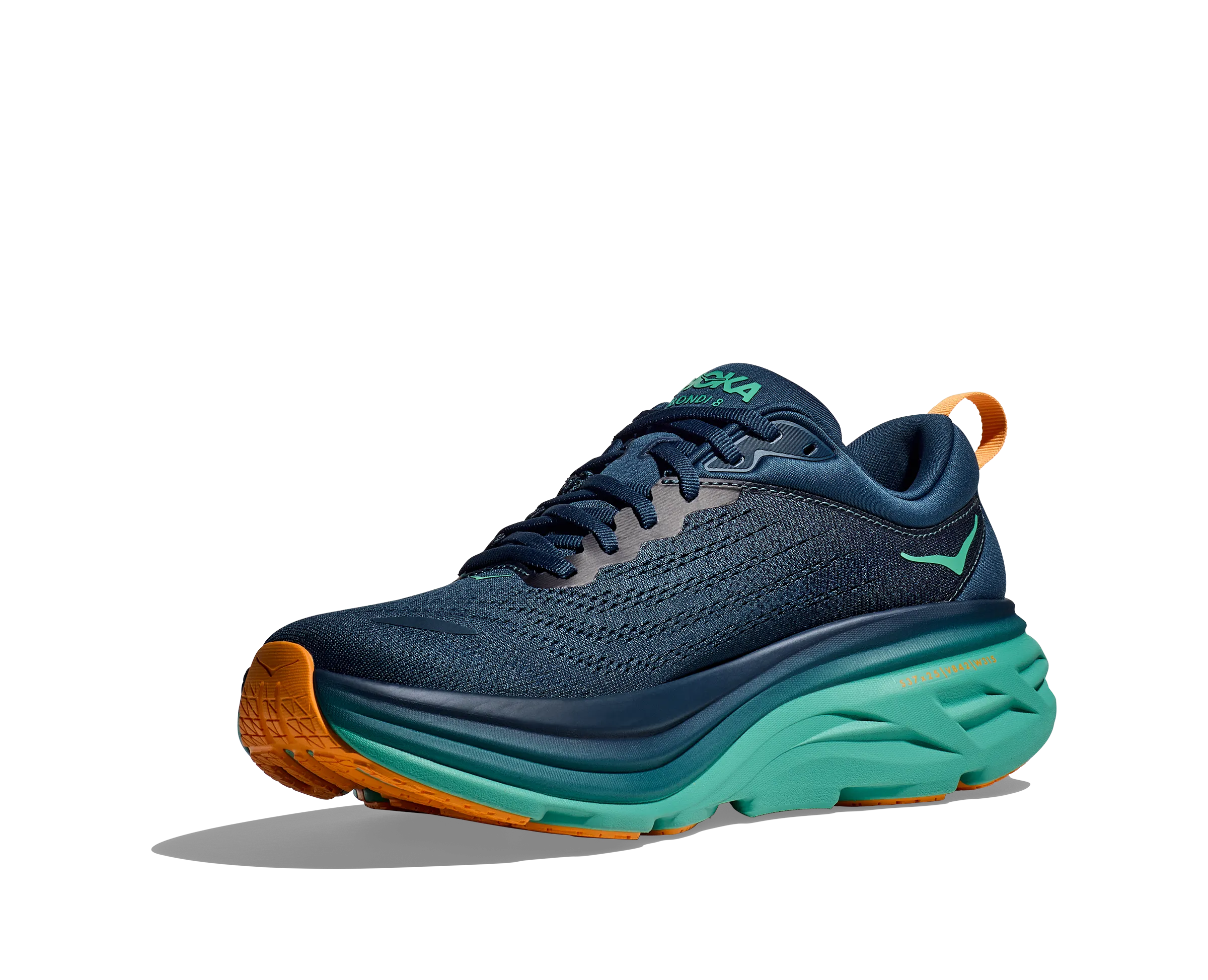 Hoka Men Trainer Bondi 8 Goblin Midnight/Shoreline