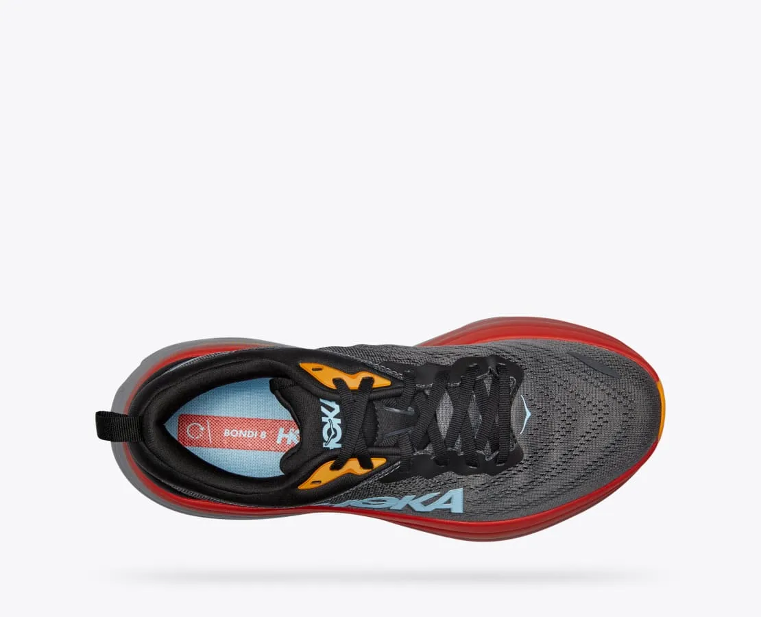 Hoka Mens Bondi 8 - Anthracite/Castlerock (1123202-ACTL)