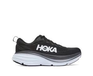 Hoka Mens Bondi 8 - Black/White (1123202-BWHT)