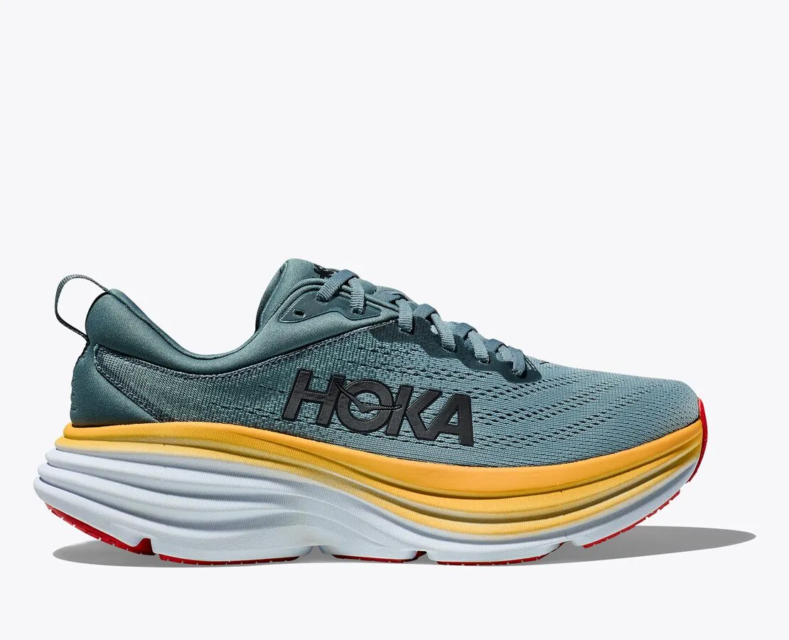 Hoka Mens Bondi 8 - Goblin Blue/Mountain Spring (1123202-GBMS)