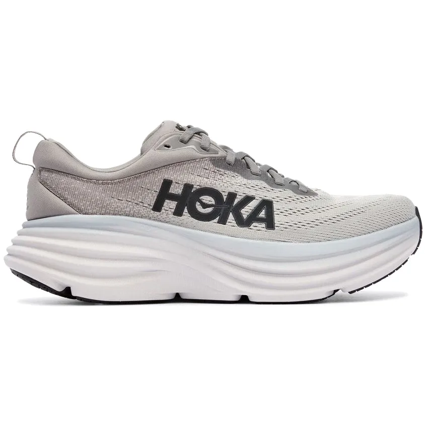 Hoka Men's Bondi 8 Running Shoes Sharkskin / Harbor Mist