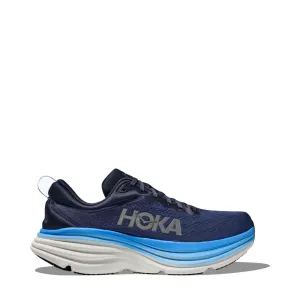 Hoka Men's Bondi 8 Running Sneaker in Outer Space/All Aboard