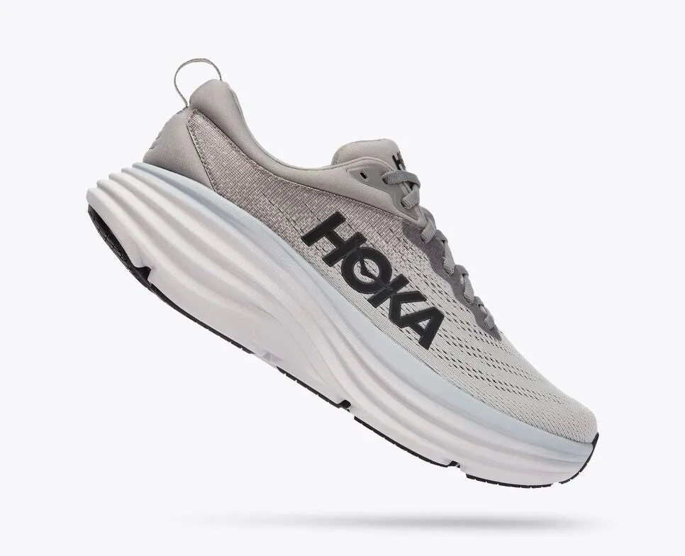 Hoka Mens Bondi 8-Sharkskin / Harbor Mist (1123202-SHMS)