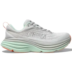 Hoka Women's Bondi 8 Running Shoes Stardust / Aqua Breeze