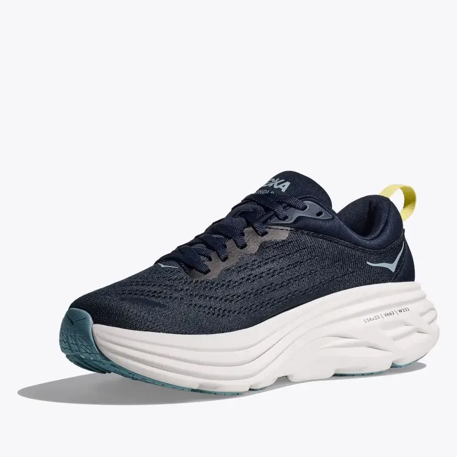 Hoka Women's Bondi 8 Running Shoes Varsity Navy / White