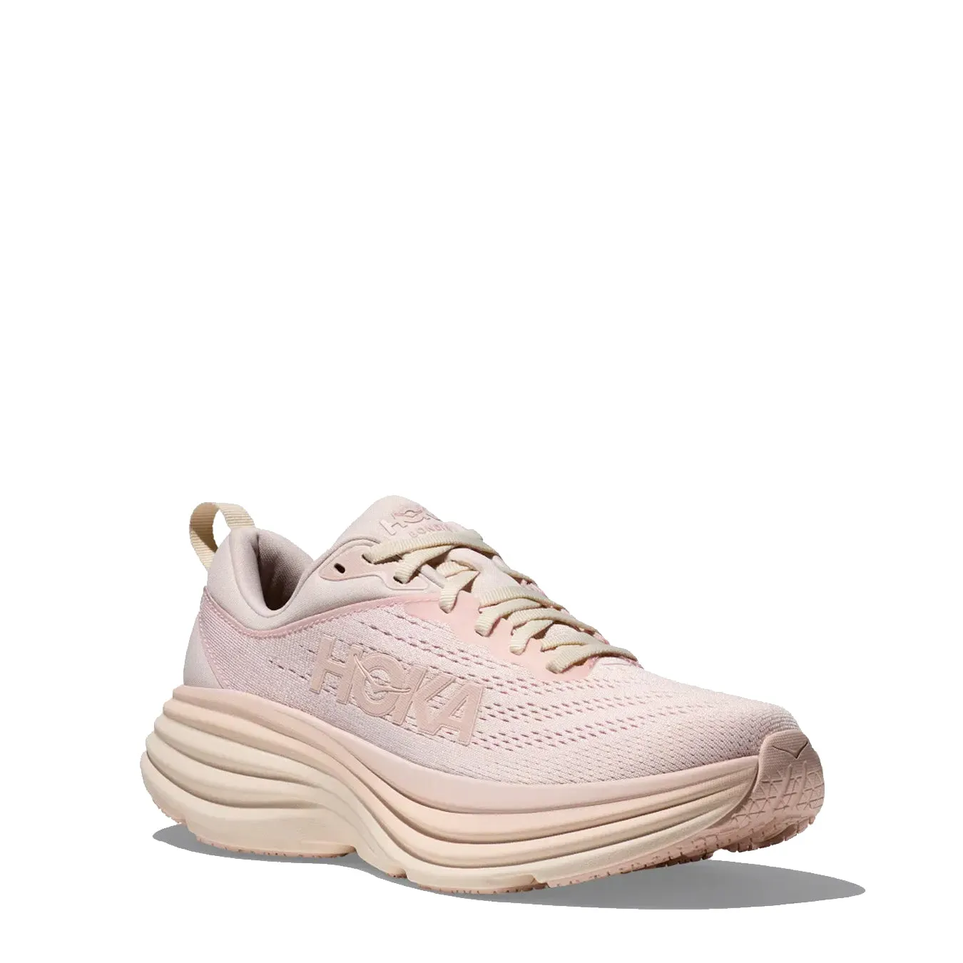 Hoka Womens Bondi 8 Trainer Cosmic Pearl / Cosmic Pearl