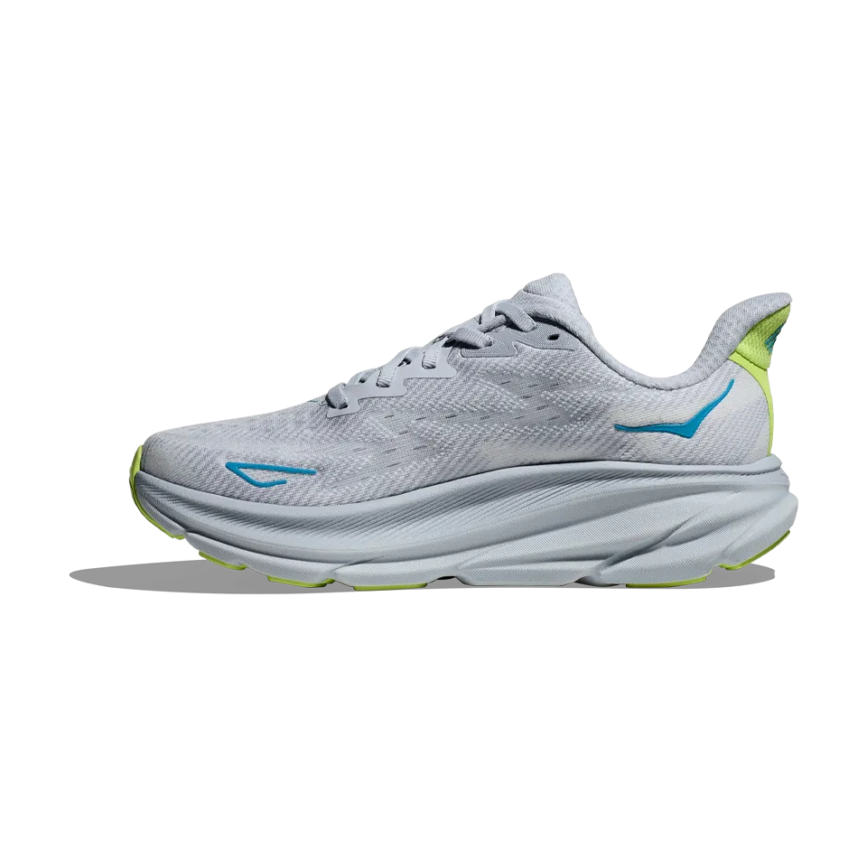 HOKA Women's Clifton 9 Wide Gull/Sea Ice