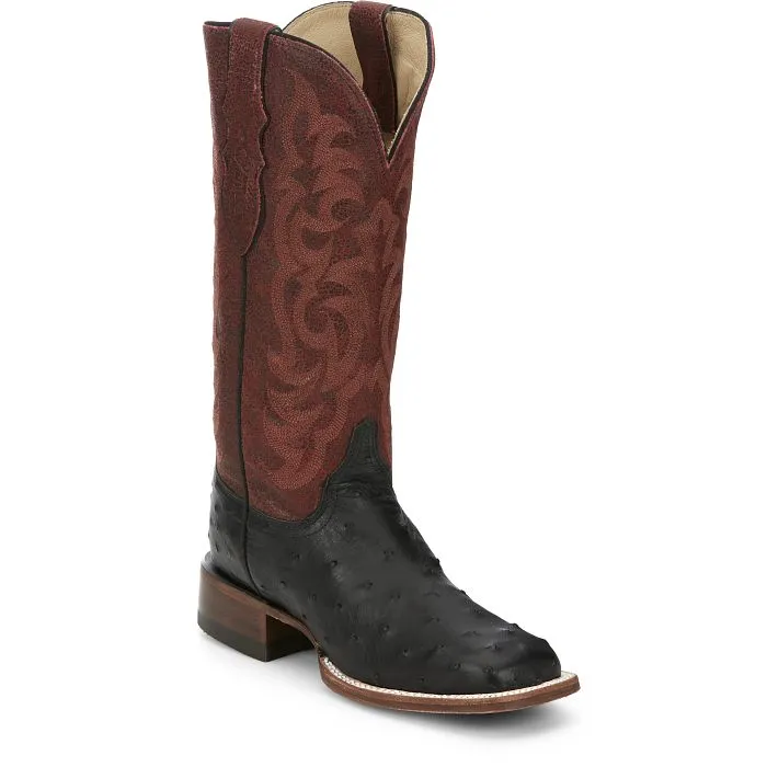 JUSTIN LADIES COWGAL OSTRICH WESTERN BOOTS STYLE AQ8650