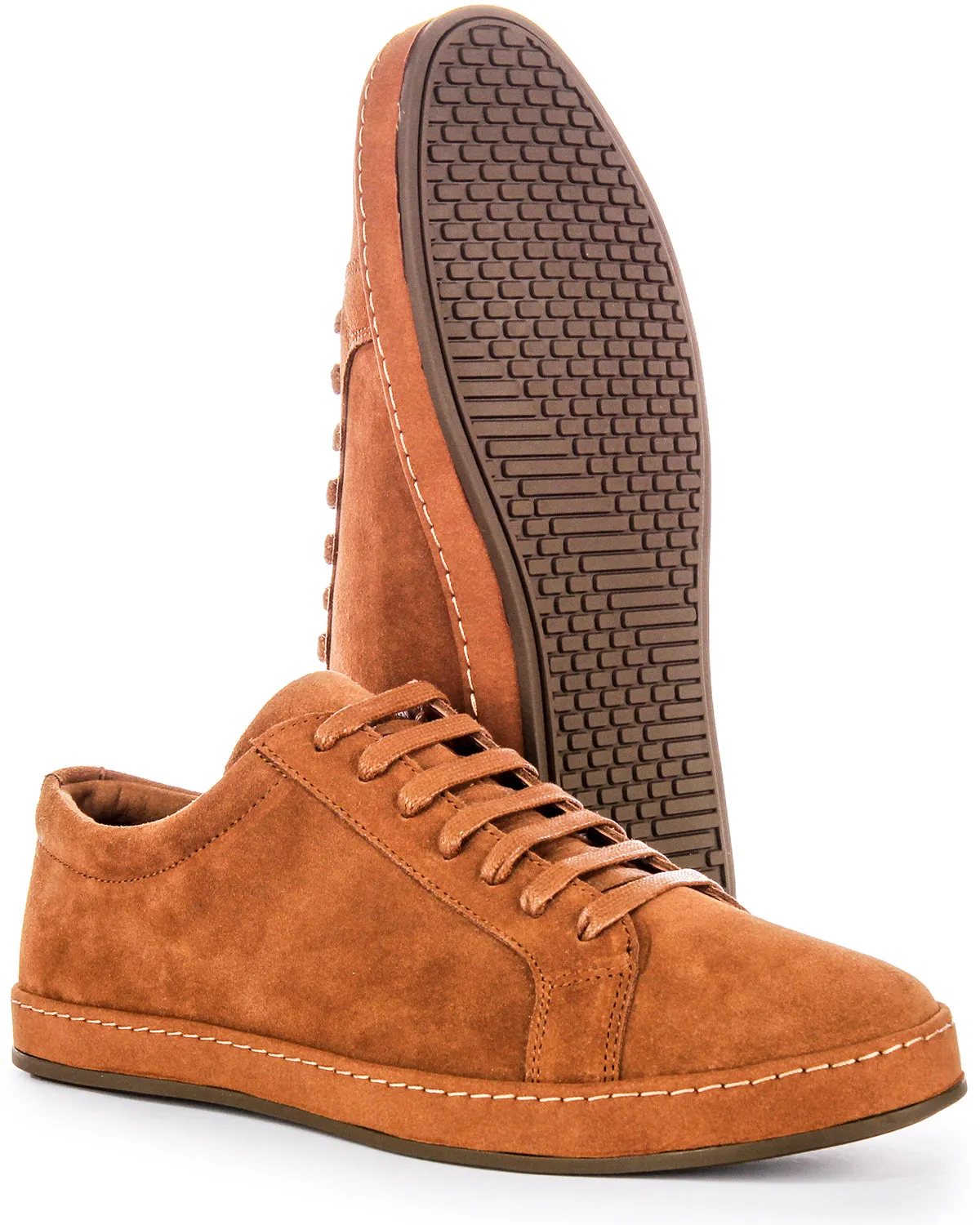 Justinreess England Jude Suede In Brown For Men