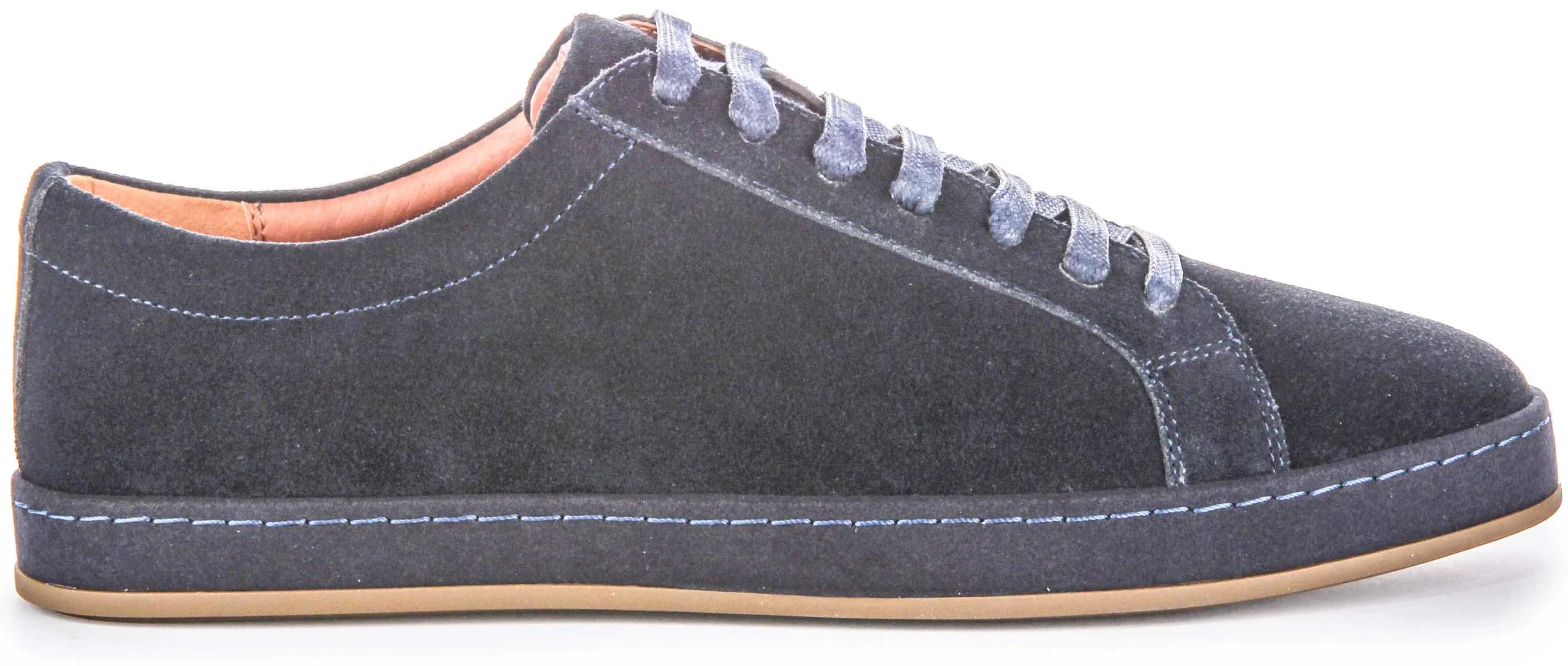 Justinreess England Jude Suede In Navy For Men