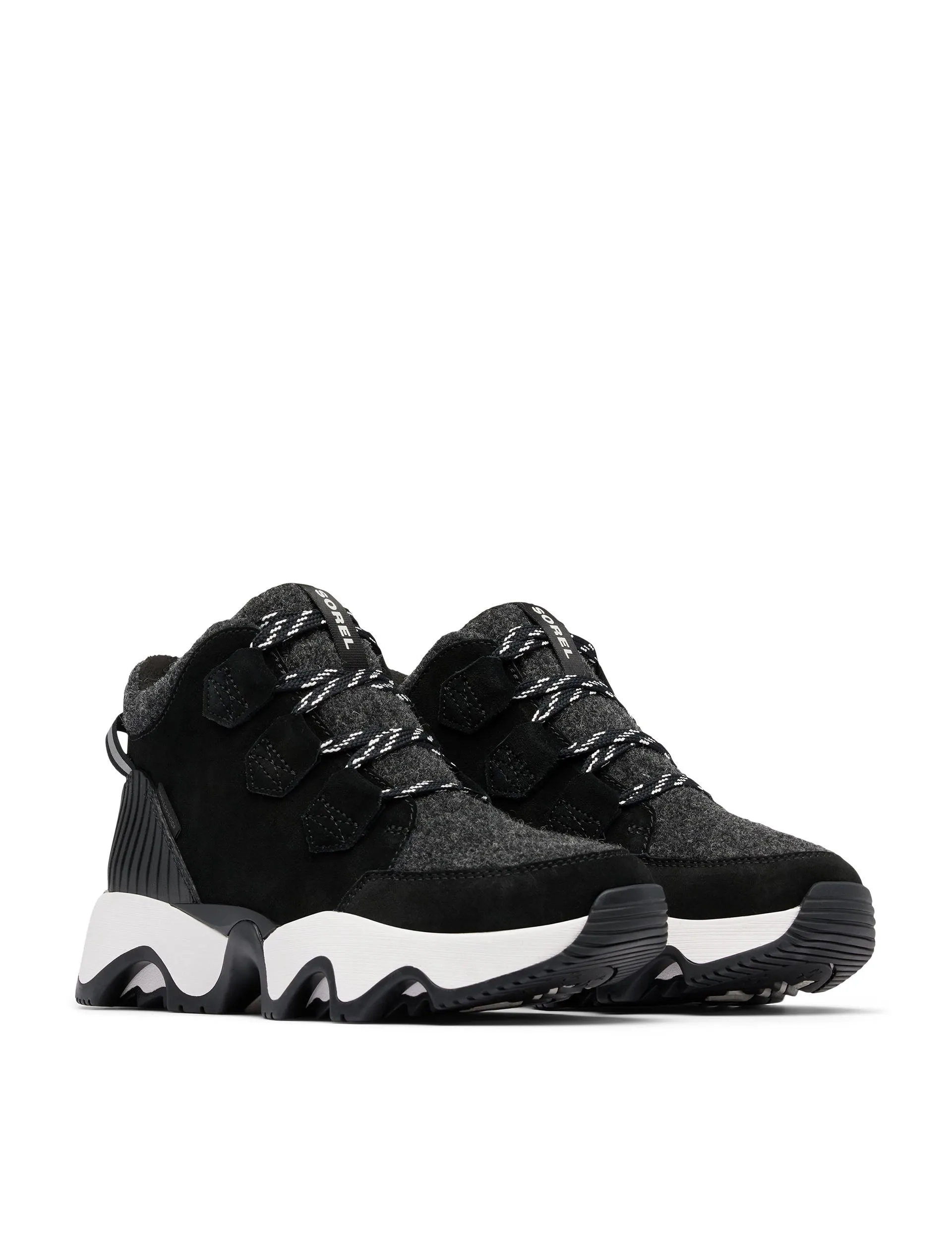 Kinetic Impact Caribou Plus Waterproof Sneaker Boots - Black/Sea Salt