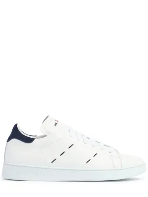 Kiton   Leather low top sneakers 