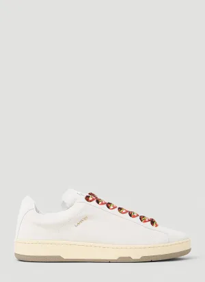 Lanvin Curb Low-Top Suede Sneakers