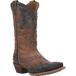 'Laredo' Men's 12" Porter Overlay Western Snip Toe - Tan