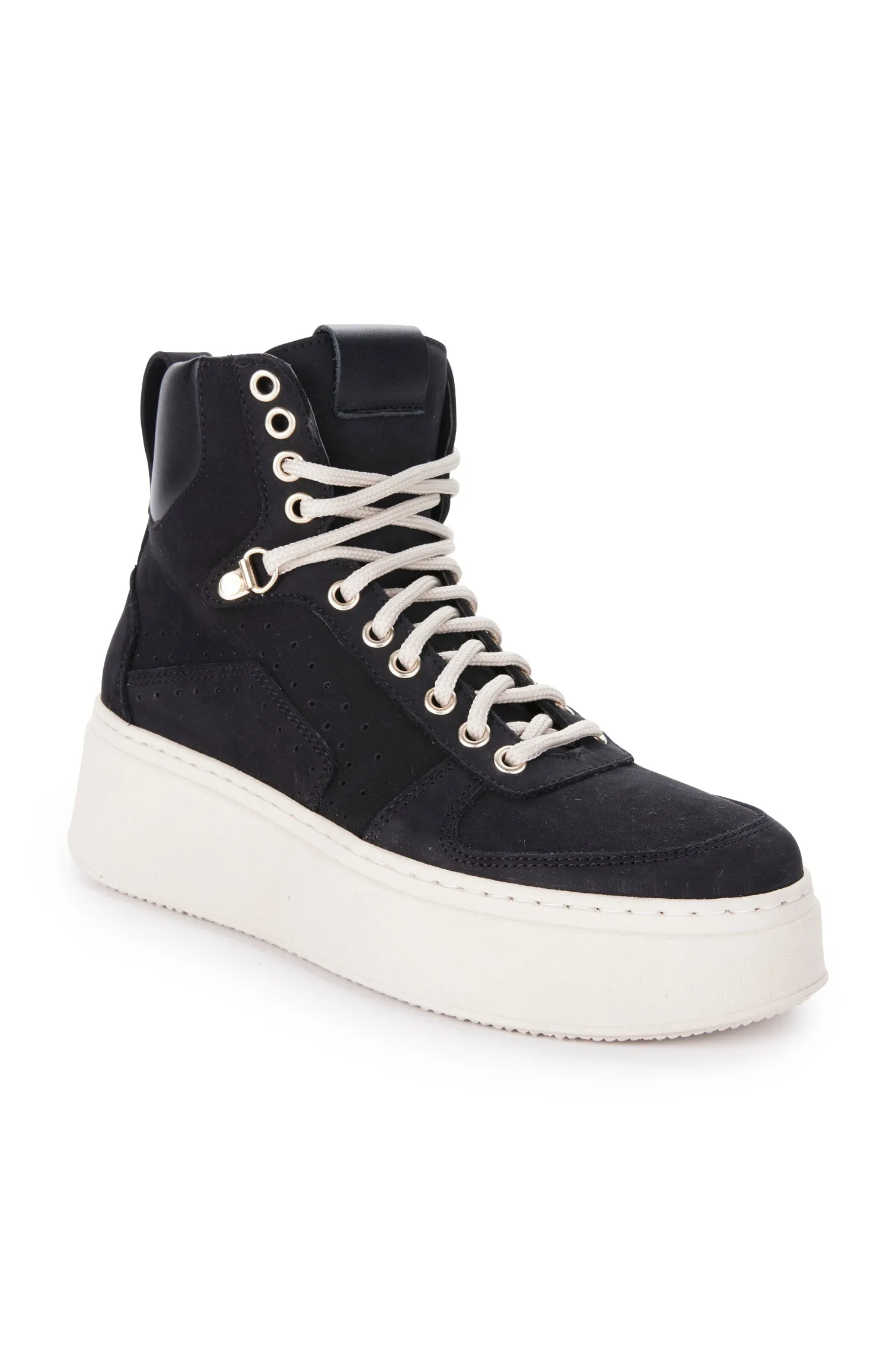 Mara High Top Sneaker - Black - Sample size 37