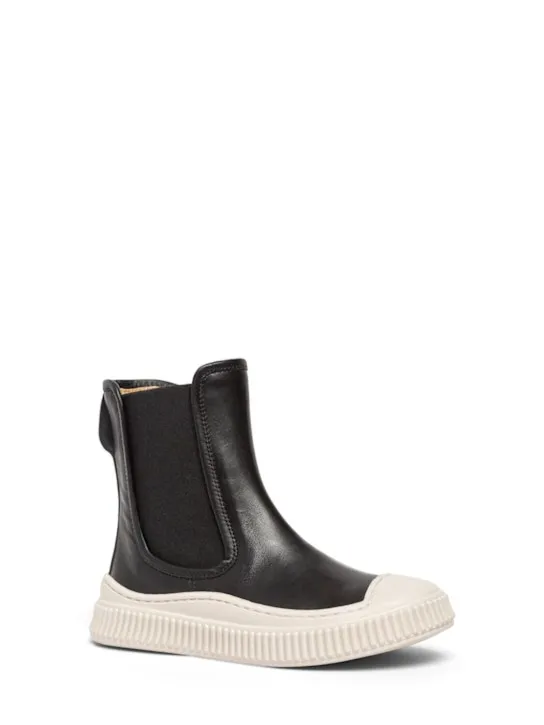 Marni Junior   Leather high sneakers 