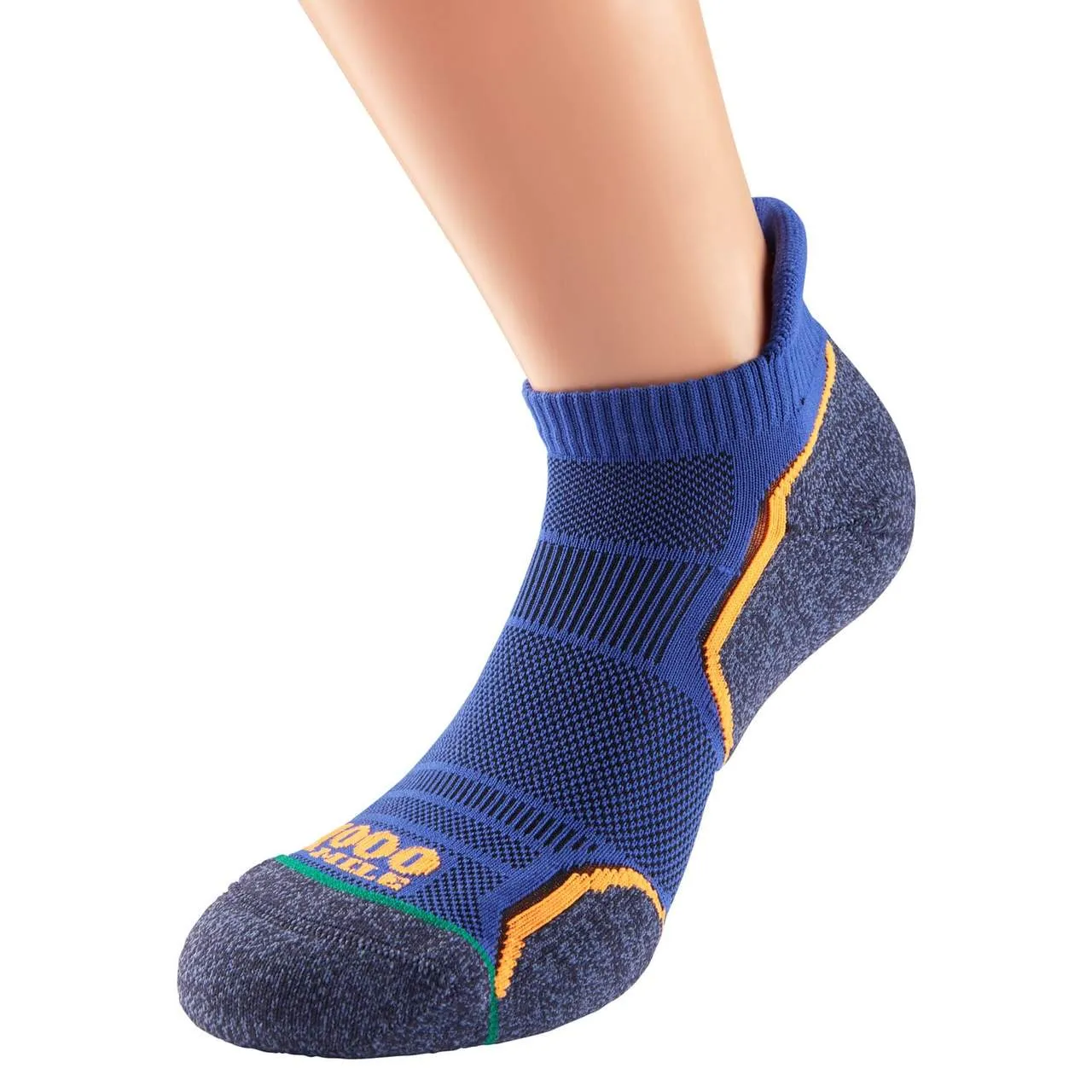 MEN'S 1000 MILE RUN SOCKLET TWIN PACK  - KINGFISHER