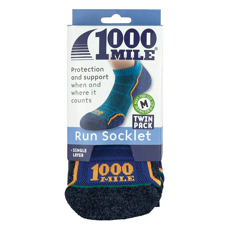 Men's Run Socklet Twin Pack - 2263