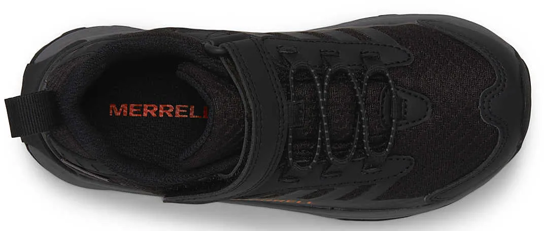 Merrell Moab Speed 2 A/C Waterproof Childrens Walking Shoes - Black