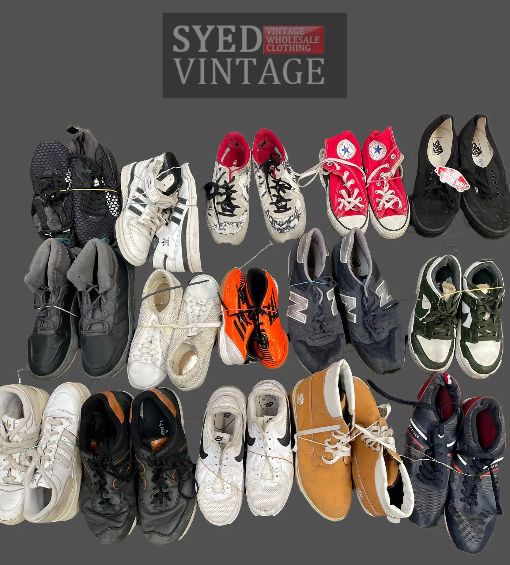 Mix Branded Sorted Shoes and Trainers 20kg Sack