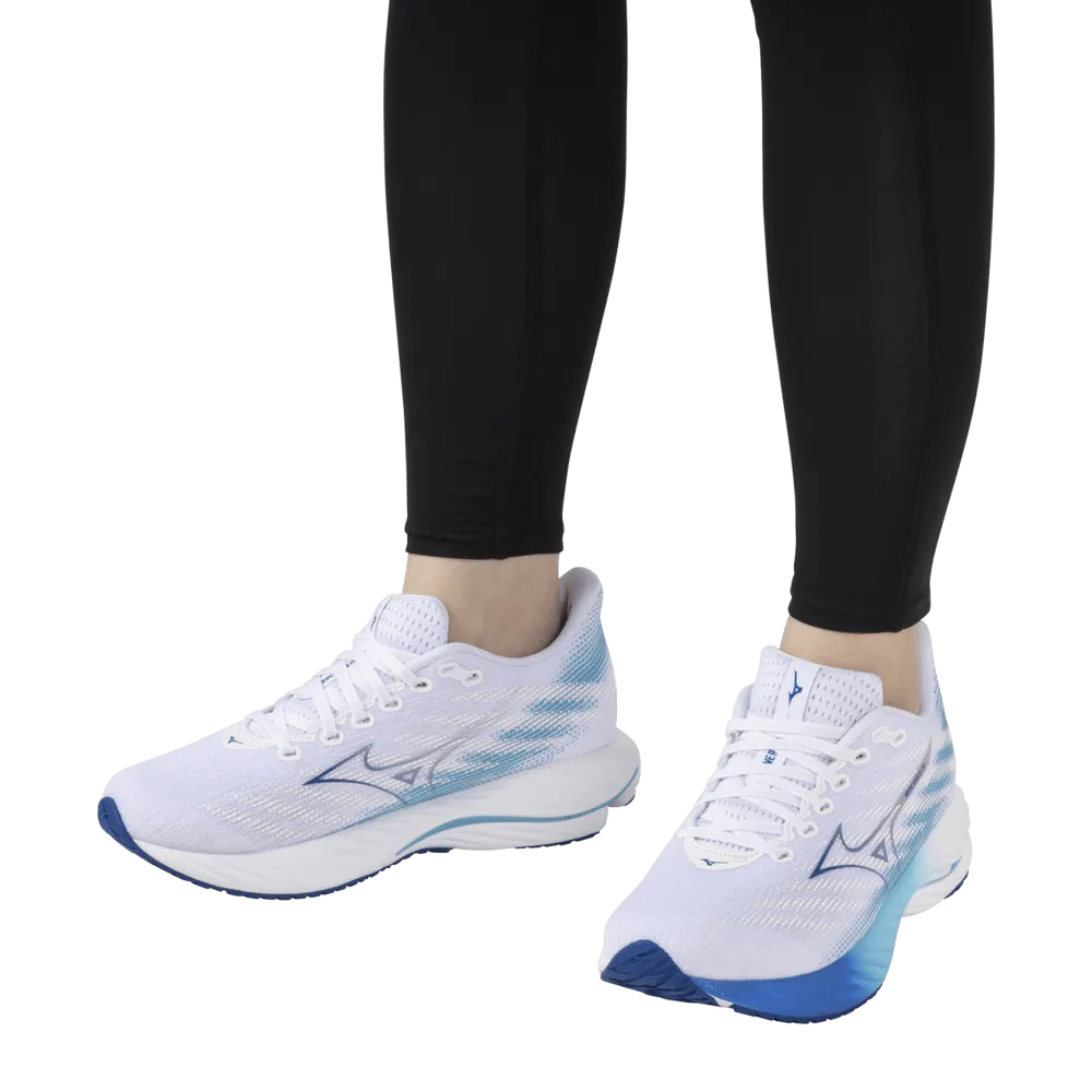 Mizuno Wave Rider 28 AW24 Men's - White/Estate Blue/Mugen Blue