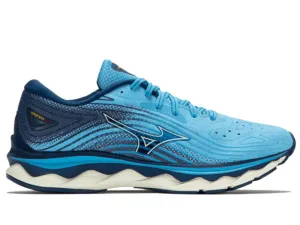 Mizuno Wave Sky 6 Mens Running Shoe (Blue/Vapour Grey)