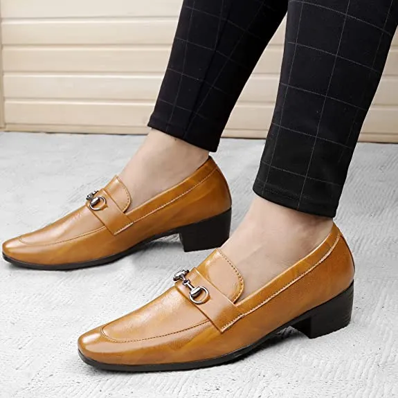 New Arrival Classy Design Height Increasing Formal Slip-On Shoes For Men's-JonasParamount