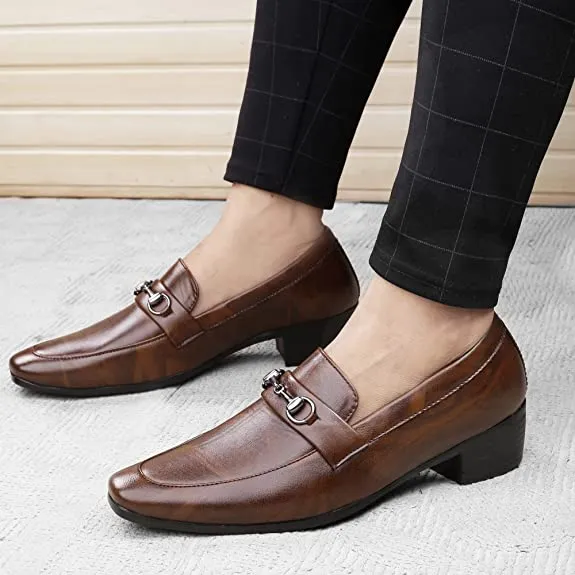 New Arrival Classy Design Height Increasing Formal Slip-On Shoes For Men's-JonasParamount