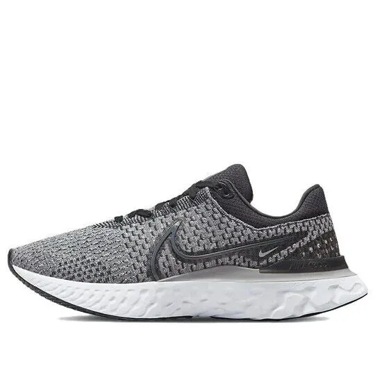 Nike React Infinity Run Flyknit 3 DH5392-006 Mens Gray/Black Running Shoes RJ131