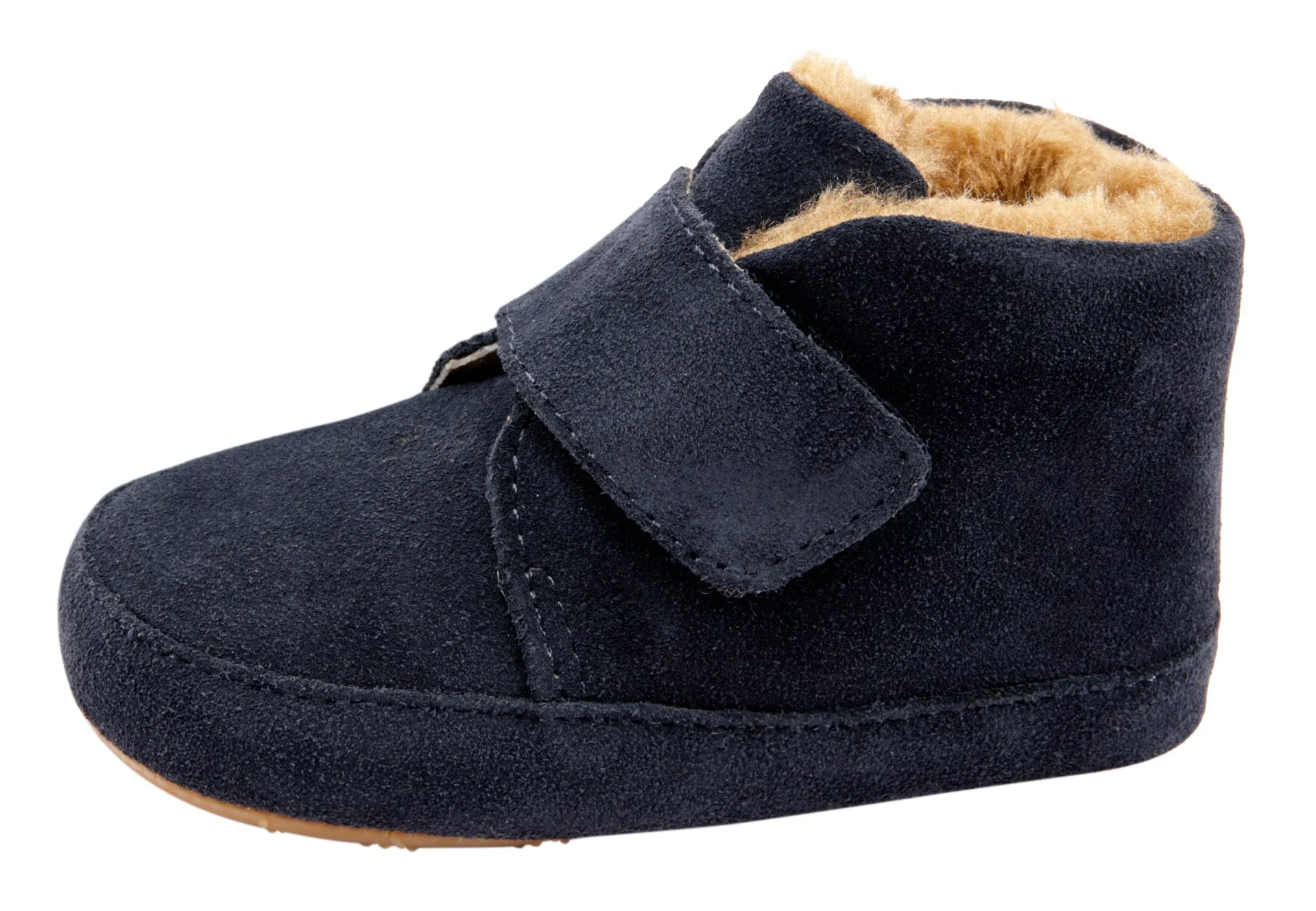 Old Soles Boy's & Girl's 0044R Shloofy Sneaker Booties - Navy Suede