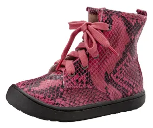 Old Soles Girl's & Boy's 9005 Swagger High Top Lace Sneaker Boots - Red Serp