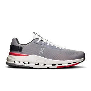 On Running Men's Cloudnova Form 2 Shoes - Fog / Red